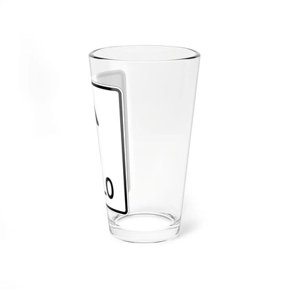 MUTCD-PR R3-5a (Puerto Rico) (Road Sign) Pint Glass 16oz - Go Mug Yourself