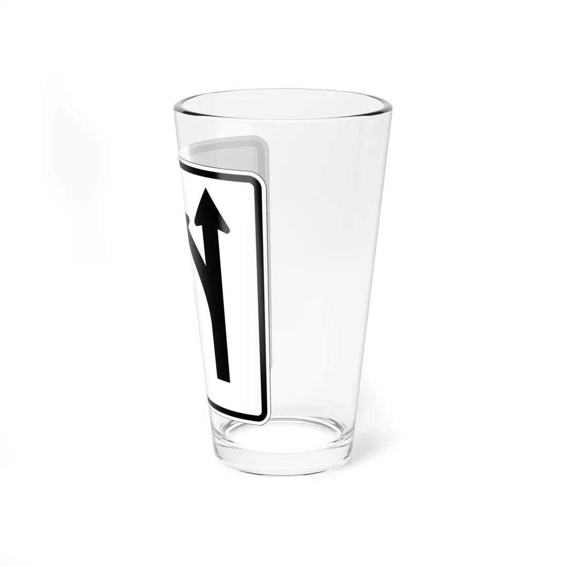 MUTCD-PR R3-8 (Puerto Rico) (Road Sign) Pint Glass 16oz - Go Mug Yourself
