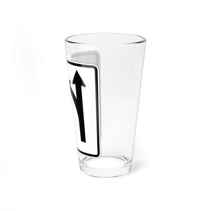 MUTCD-PR R3-8 (Puerto Rico) (Road Sign) Pint Glass 16oz - Go Mug Yourself