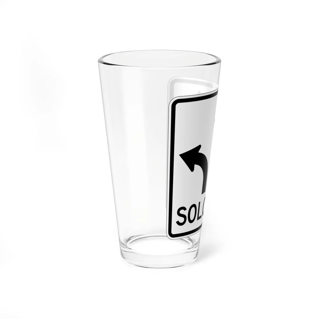 MUTCD-PR R3-8 (Puerto Rico) (Road Sign) Pint Glass 16oz - Go Mug Yourself