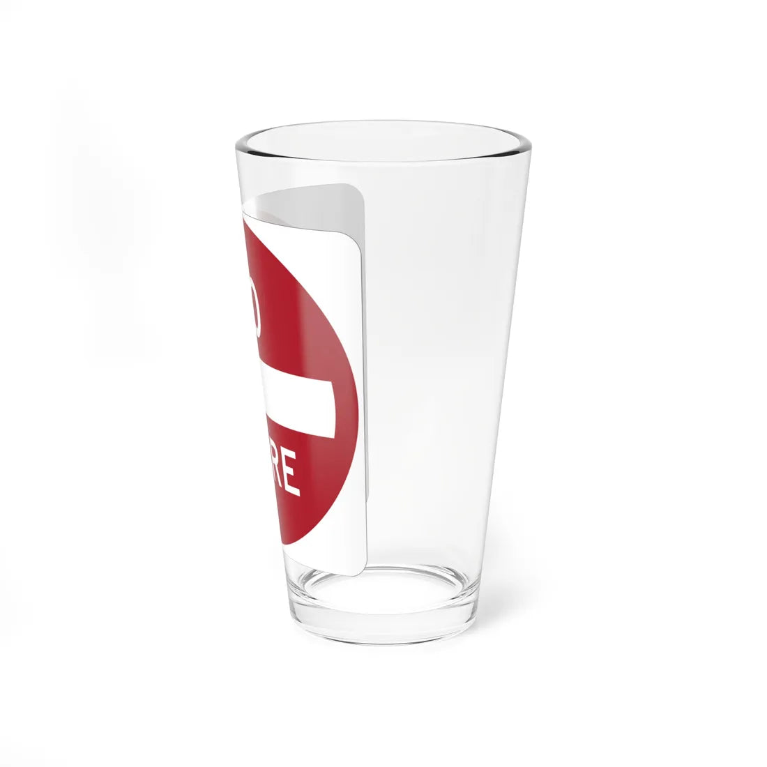 MUTCD-PR R5-1 (Puerto Rico) (Road Sign) Pint Glass 16oz - Go Mug Yourself