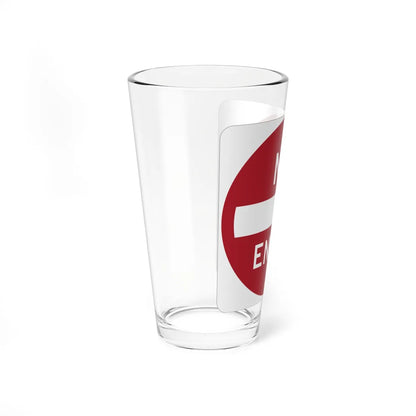 MUTCD-PR R5-1 (Puerto Rico) (Road Sign) Pint Glass 16oz - Go Mug Yourself