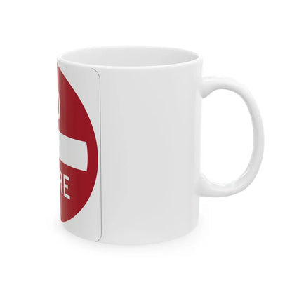 MUTCD-PR R5-1 (Puerto Rico) (Road Sign) White Coffee Mug - Go Mug Yourself