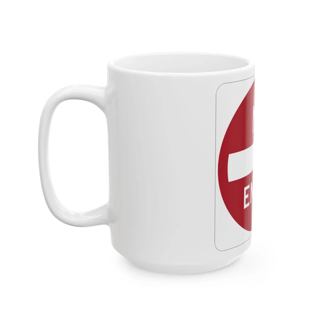 MUTCD-PR R5-1 (Puerto Rico) (Road Sign) White Coffee Mug - Go Mug Yourself