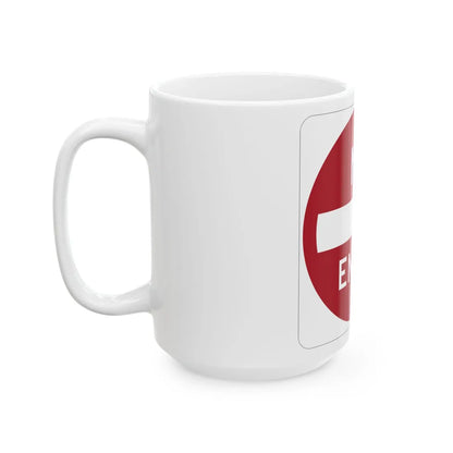 MUTCD-PR R5-1 (Puerto Rico) (Road Sign) White Coffee Mug - Go Mug Yourself