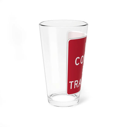 MUTCD-PR R5-1a (Puerto Rico) (Road Sign) Pint Glass 16oz - Go Mug Yourself