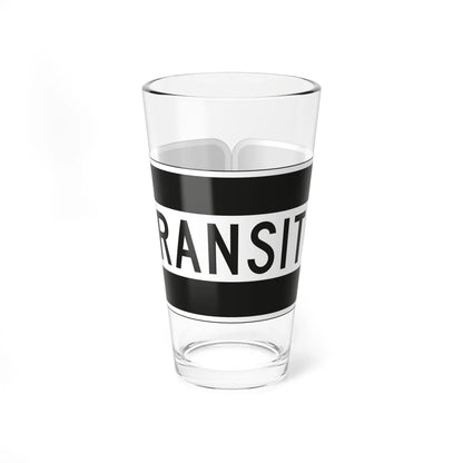 MUTCD-PR R6-1a (Puerto Rico) (Road Sign) Pint Glass 16oz 16oz - Go Mug Yourself