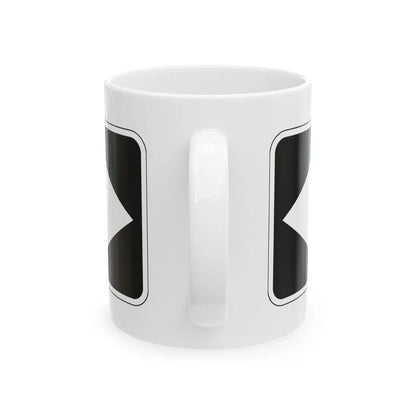 MUTCD-PR R6-1a (Puerto Rico) (Road Sign) White Coffee Mug - Go Mug Yourself