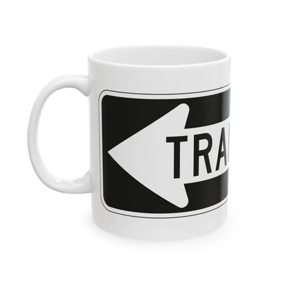 MUTCD-PR R6-1a (Puerto Rico) (Road Sign) White Coffee Mug - Go Mug Yourself