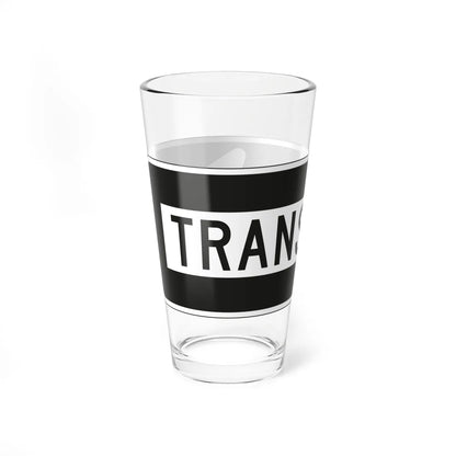 MUTCD-PR R6-1D (Puerto Rico) (Road Sign) Pint Glass 16oz - Go Mug Yourself