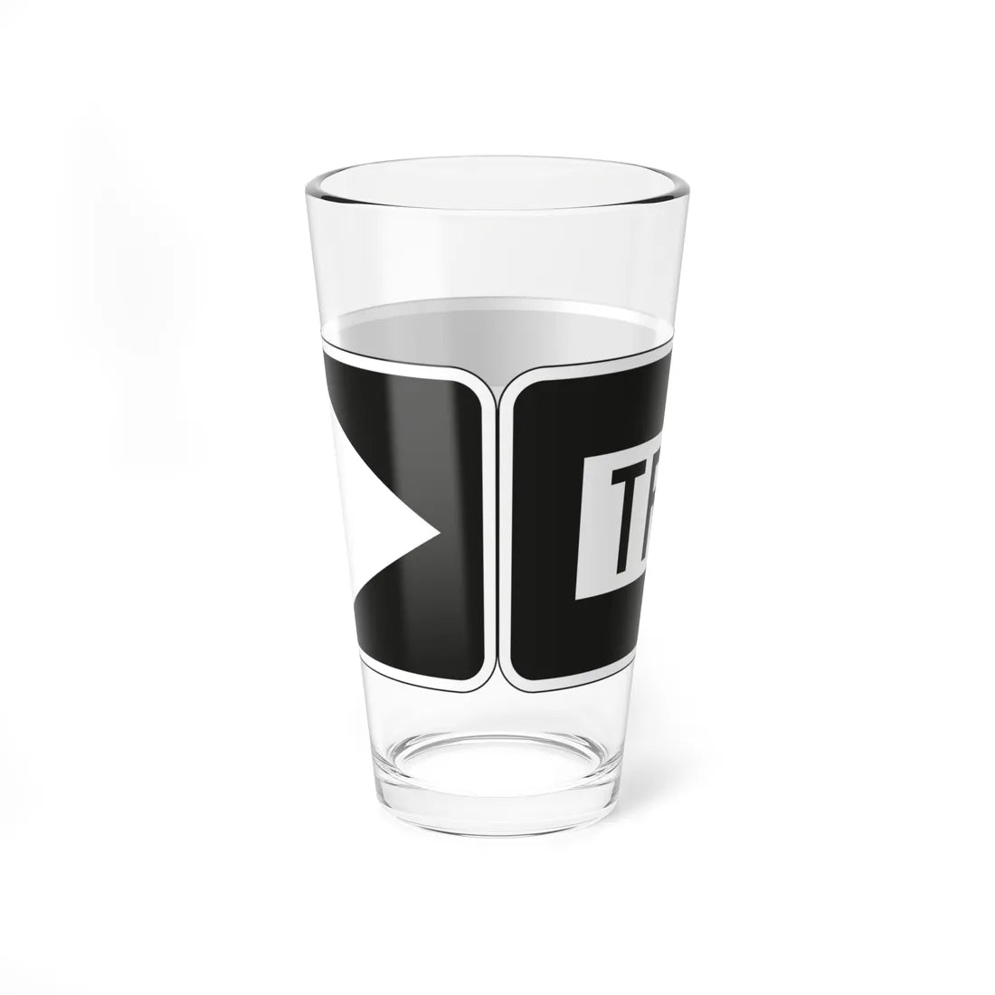 MUTCD-PR R6-1D (Puerto Rico) (Road Sign) Pint Glass 16oz - Go Mug Yourself