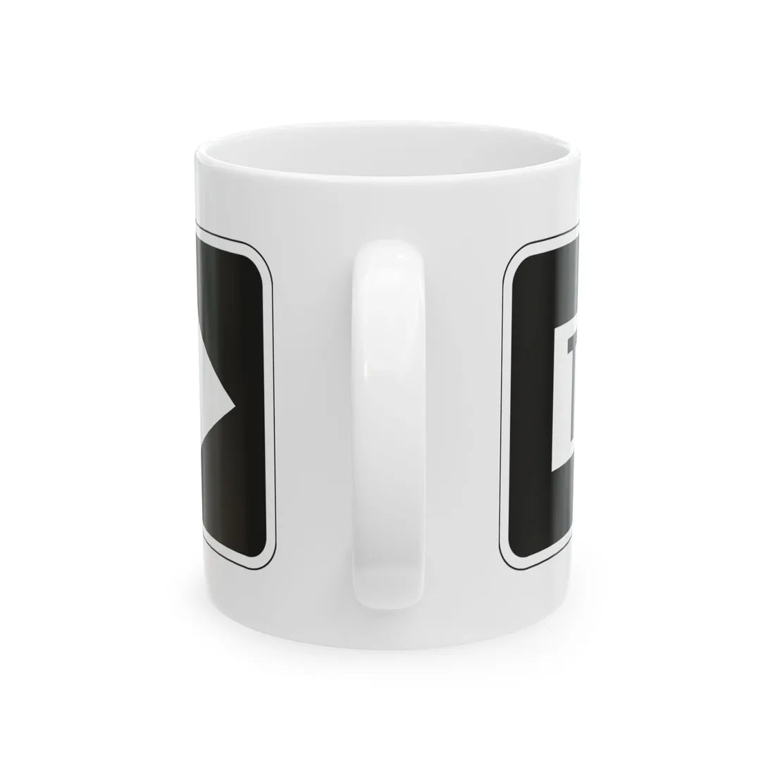 MUTCD-PR R6-1D (Puerto Rico) (Road Sign) White Coffee Mug - Go Mug Yourself