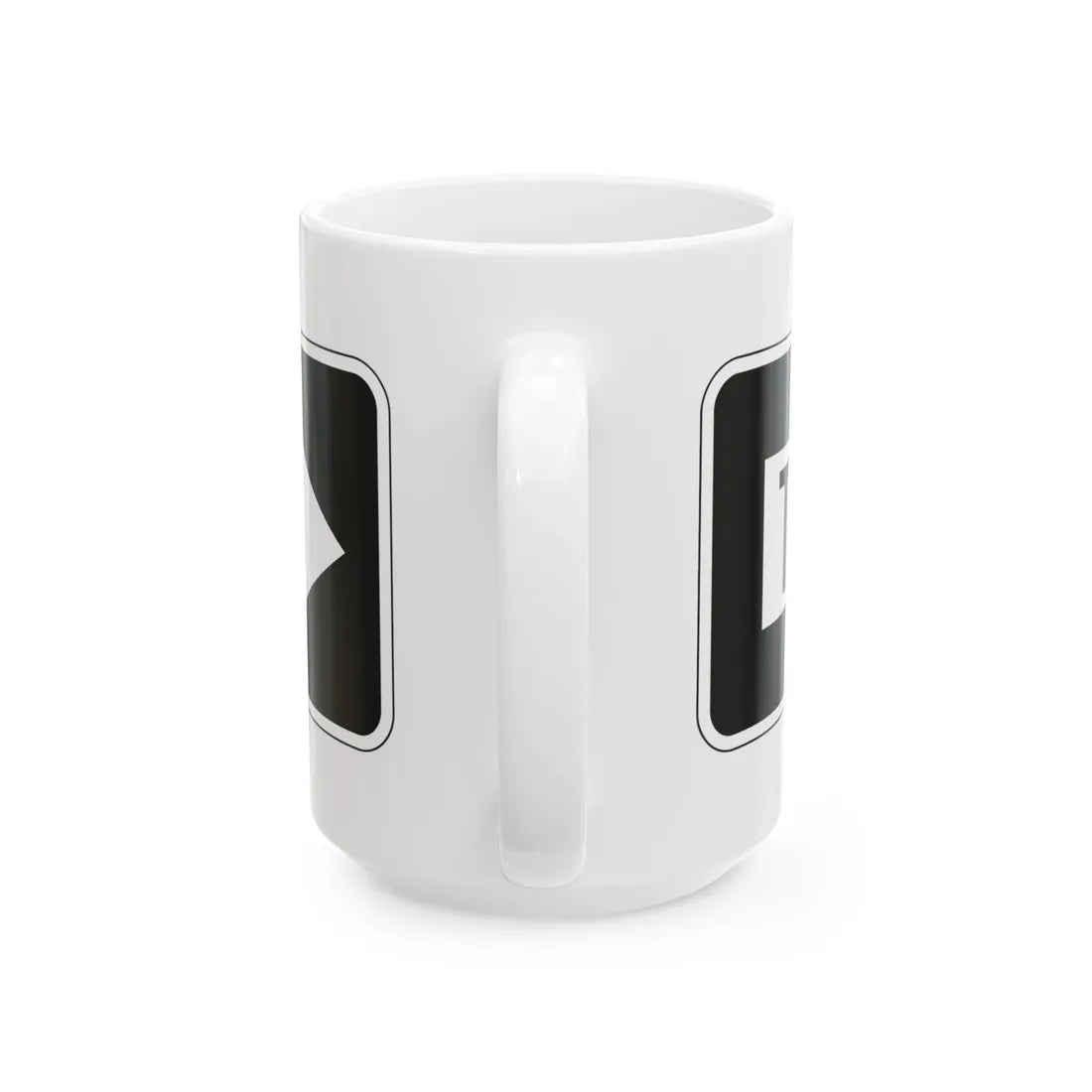 MUTCD-PR R6-1D (Puerto Rico) (Road Sign) White Coffee Mug - Go Mug Yourself