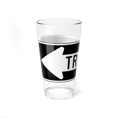 MUTCD-PR R6-1I (Puerto Rico) (Road Sign) Pint Glass 16oz - Go Mug Yourself