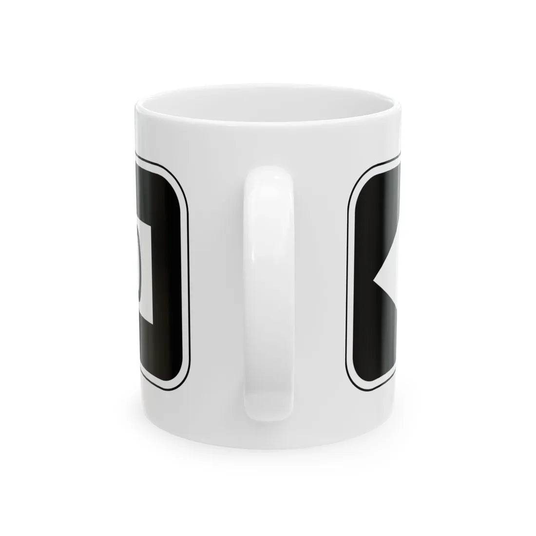 MUTCD-PR R6-1I (Puerto Rico) (Road Sign) White Coffee Mug - Go Mug Yourself