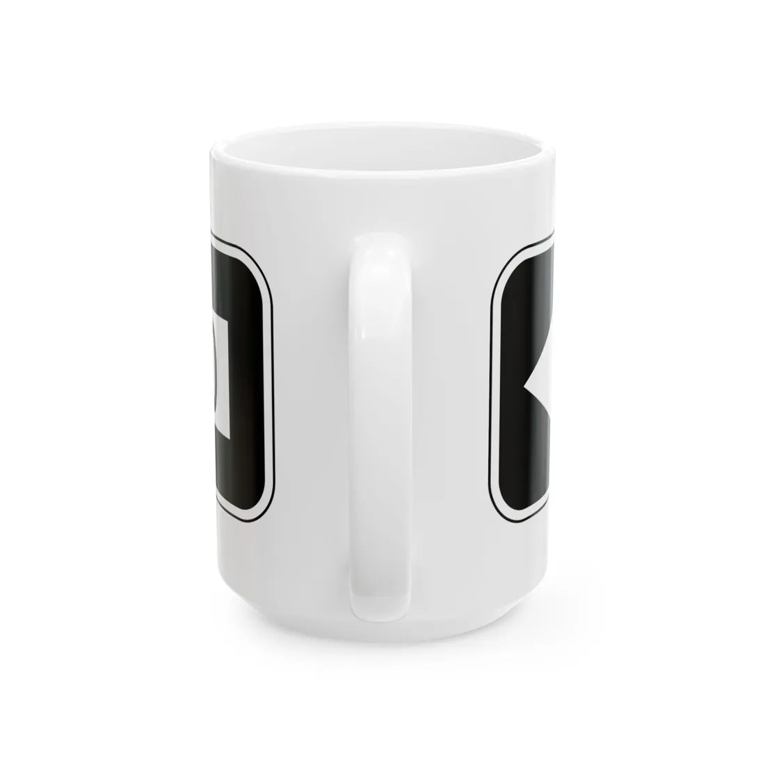 MUTCD-PR R6-1I (Puerto Rico) (Road Sign) White Coffee Mug - Go Mug Yourself