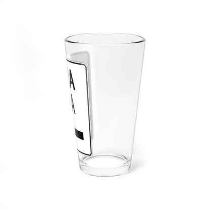 MUTCD-PR R6-2I (Puerto Rico) (Road Sign) Pint Glass 16oz - Go Mug Yourself