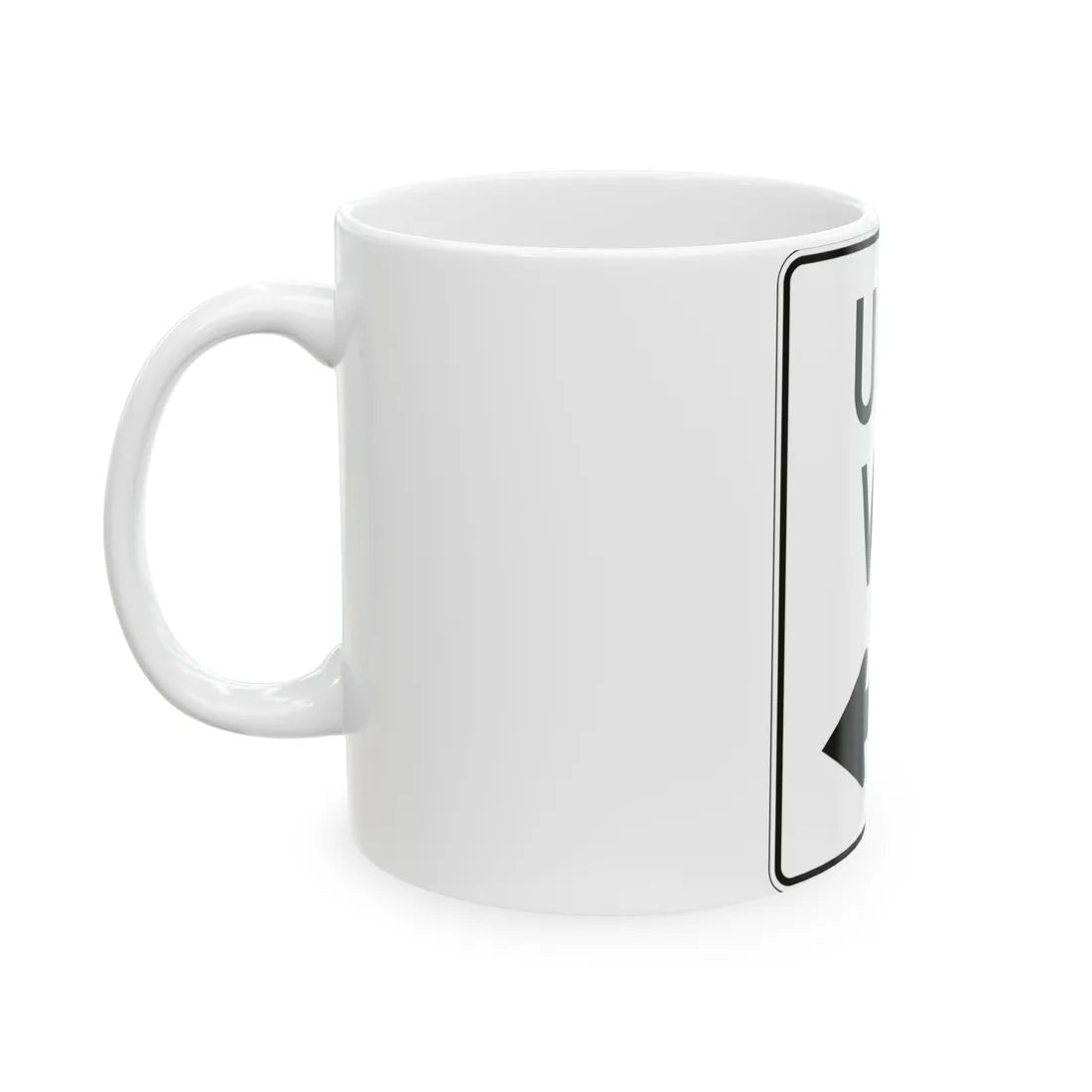 MUTCD-PR R6-2I (Puerto Rico) (Road Sign) White Coffee Mug - Go Mug Yourself