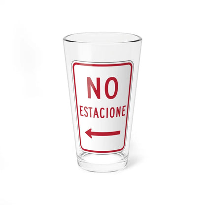 MUTCD-PR R7-1 (Puerto Rico) (Road Sign) Pint Glass 16oz 16oz - Go Mug Yourself