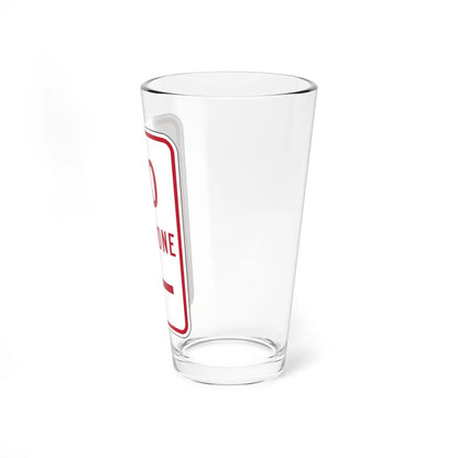 MUTCD-PR R7-1 (Puerto Rico) (Road Sign) Pint Glass 16oz - Go Mug Yourself