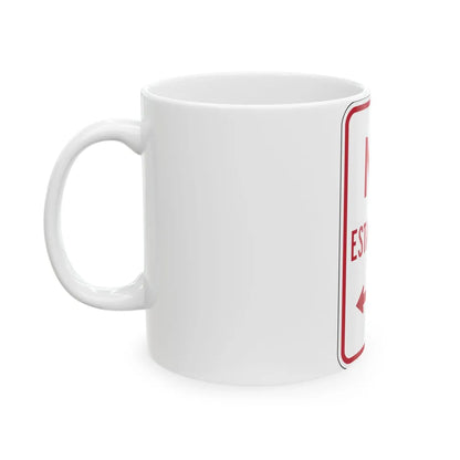 MUTCD-PR R7-1 (Puerto Rico) (Road Sign) White Coffee Mug - Go Mug Yourself