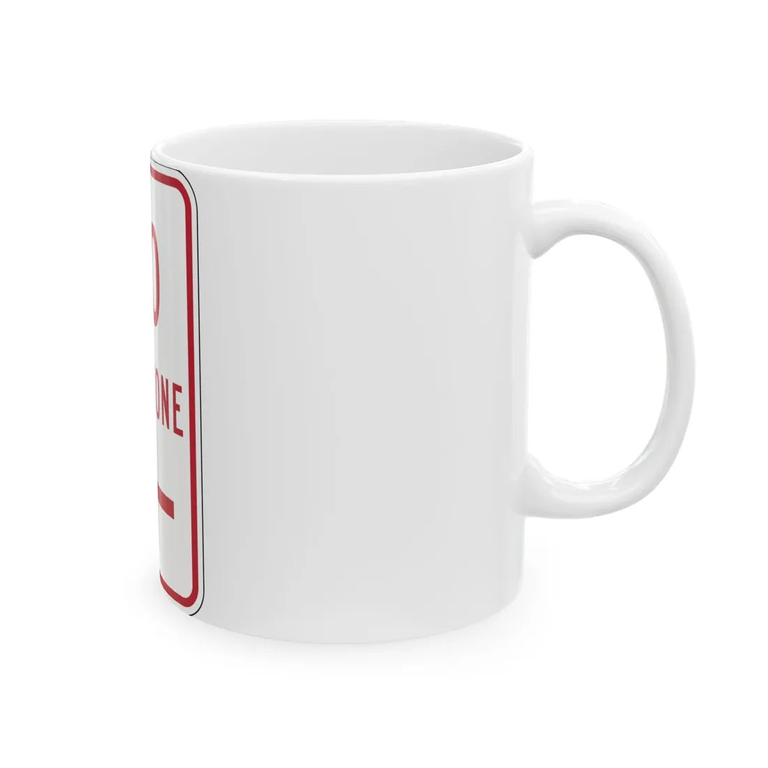 MUTCD-PR R7-1 (Puerto Rico) (Road Sign) White Coffee Mug - Go Mug Yourself