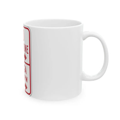 MUTCD-PR R7-10 (Puerto Rico) (Road Sign) White Coffee Mug - Go Mug Yourself