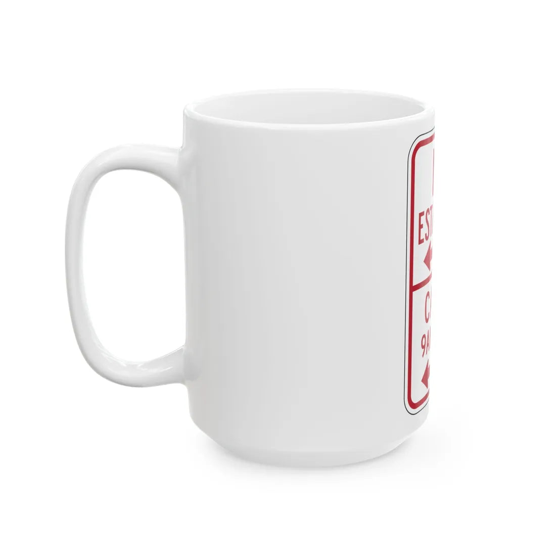 MUTCD-PR R7-10 (Puerto Rico) (Road Sign) White Coffee Mug - Go Mug Yourself