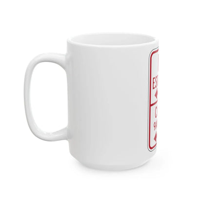 MUTCD-PR R7-10 (Puerto Rico) (Road Sign) White Coffee Mug - Go Mug Yourself