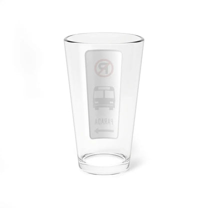 MUTCD-PR R7-107a (Puerto Rico) (Road Sign) Pint Glass 16oz - Go Mug Yourself