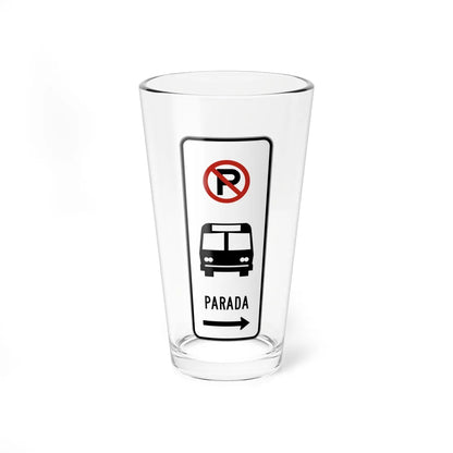 MUTCD-PR R7-107a (Puerto Rico) (Road Sign) Pint Glass 16oz - Go Mug Yourself
