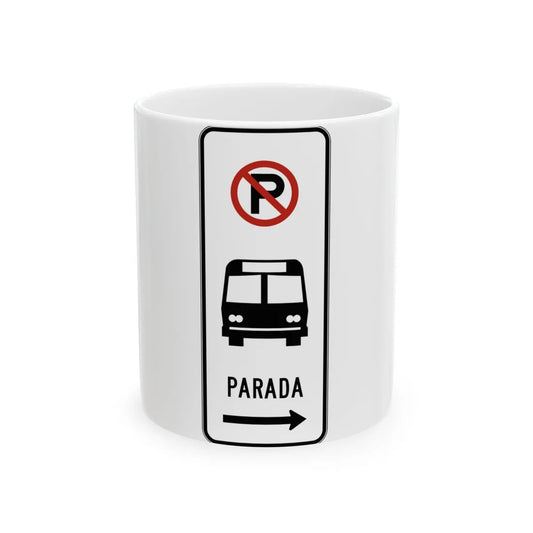 MUTCD-PR R7-107a (Puerto Rico) (Road Sign) White Coffee Mug 11oz - Go Mug Yourself