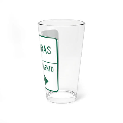 MUTCD-PR R7-108 (Puerto Rico) (Road Sign) Pint Glass 16oz - Go Mug Yourself
