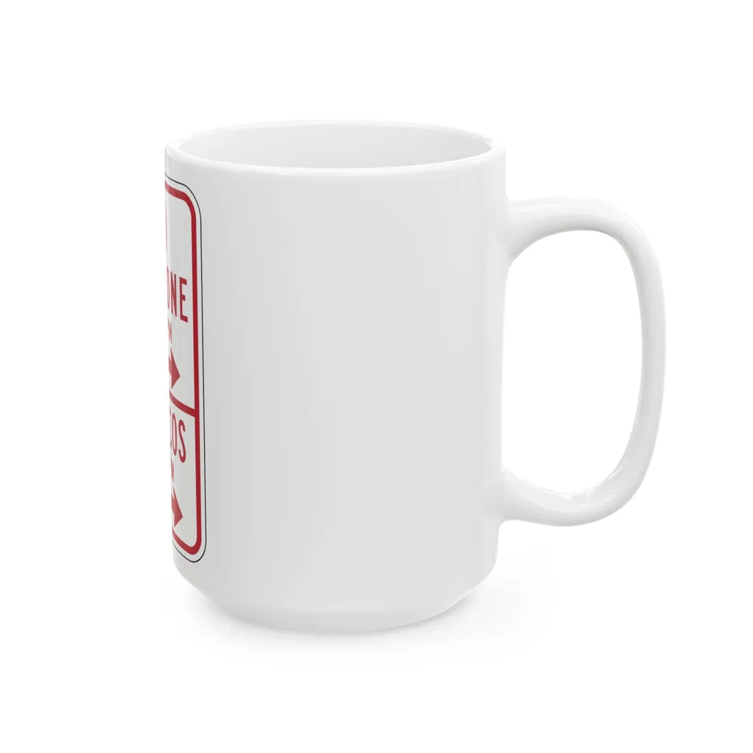 MUTCD-PR R7-13 (Puerto Rico) (Road Sign) White Coffee Mug - Go Mug Yourself