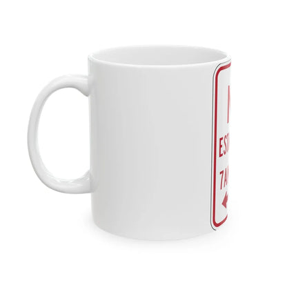 MUTCD-PR R7-2 (Puerto Rico) (Road Sign) White Coffee Mug - Go Mug Yourself