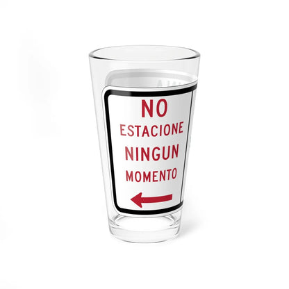 MUTCD-PR R7-200 (Puerto Rico) (Road Sign) Pint Glass 16oz - Go Mug Yourself