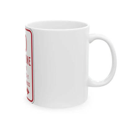 MUTCD-PR R7-3 (Puerto Rico) (Road Sign) White Coffee Mug - Go Mug Yourself