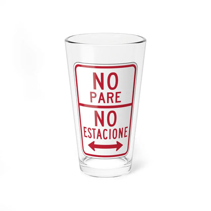 MUTCD-PR R7-4 (Puerto Rico) (Road Sign) Pint Glass 16oz 16oz - Go Mug Yourself