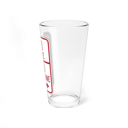 MUTCD-PR R7-4 (Puerto Rico) (Road Sign) Pint Glass 16oz - Go Mug Yourself