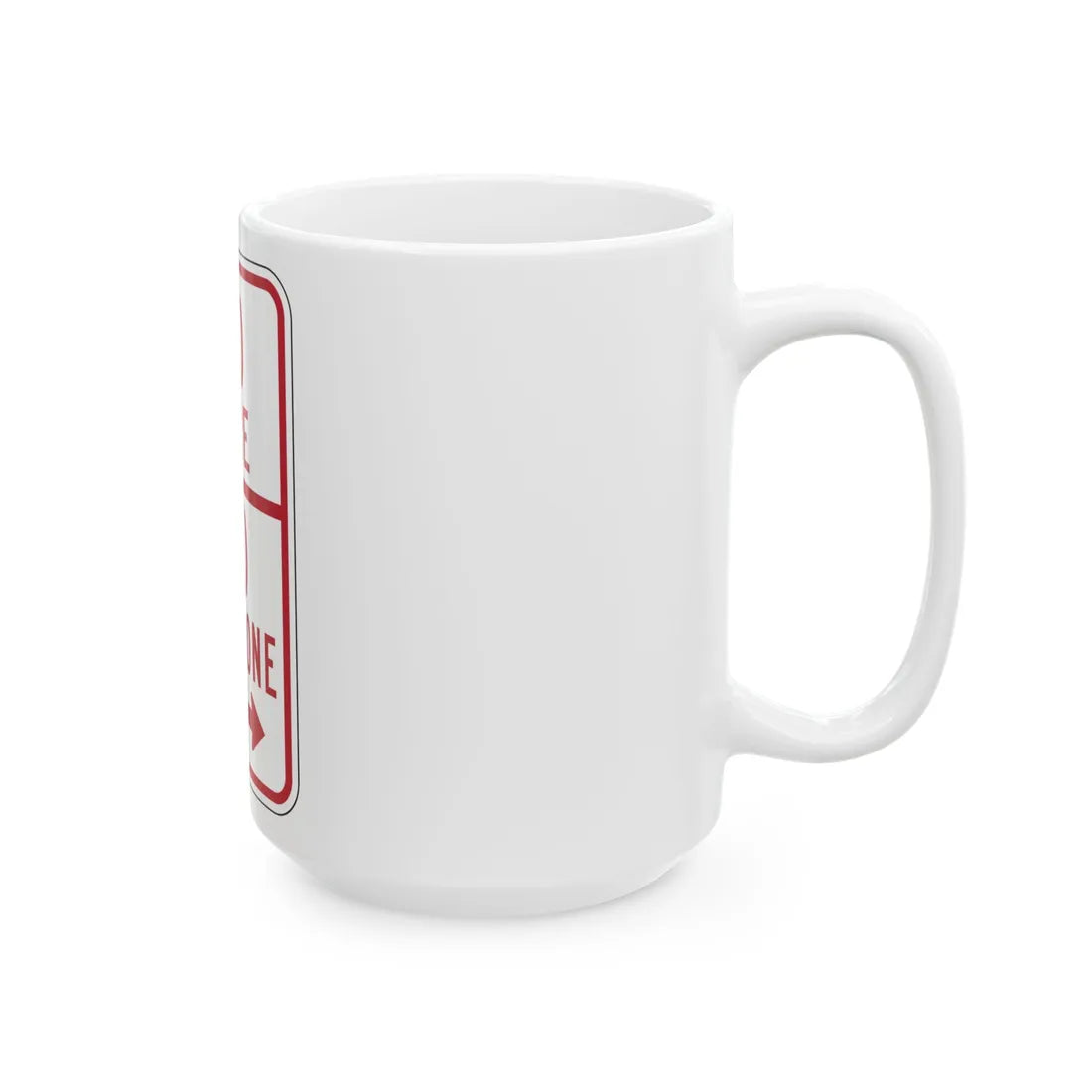MUTCD-PR R7-4 (Puerto Rico) (Road Sign) White Coffee Mug - Go Mug Yourself