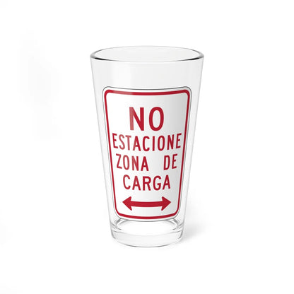 MUTCD-PR R7-6 (Puerto Rico) (Road Sign) Pint Glass 16oz - Go Mug Yourself