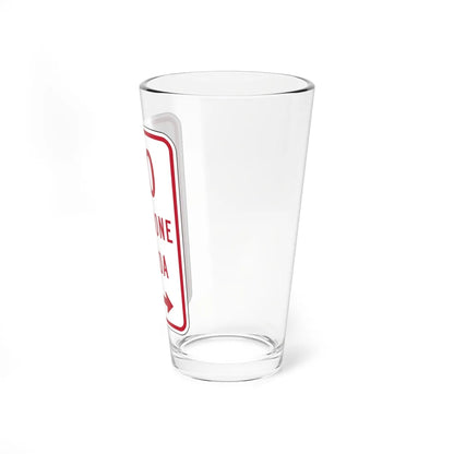 MUTCD-PR R7-7 (Puerto Rico) (Road Sign) Pint Glass 16oz - Go Mug Yourself