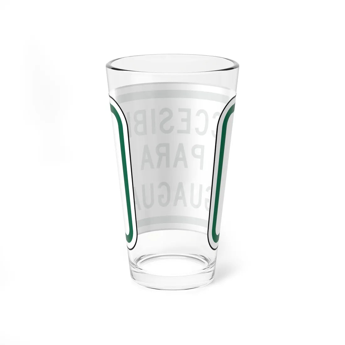 MUTCD-PR R7-8a (Puerto Rico) (Road Sign) Pint Glass 16oz - Go Mug Yourself