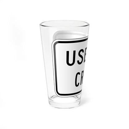 MUTCD-PR R9-3bD (Puerto Rico) (Road Sign) Pint Glass 16oz - Go Mug Yourself
