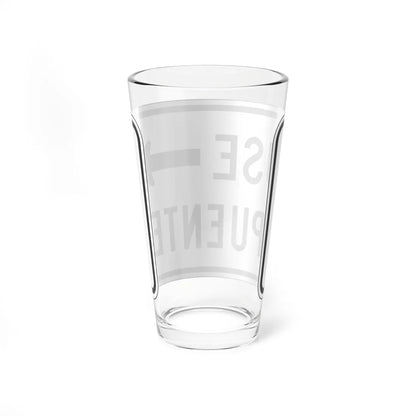 MUTCD-PR R9-3bPRD (Puerto Rico) (Road Sign) Pint Glass 16oz - Go Mug Yourself