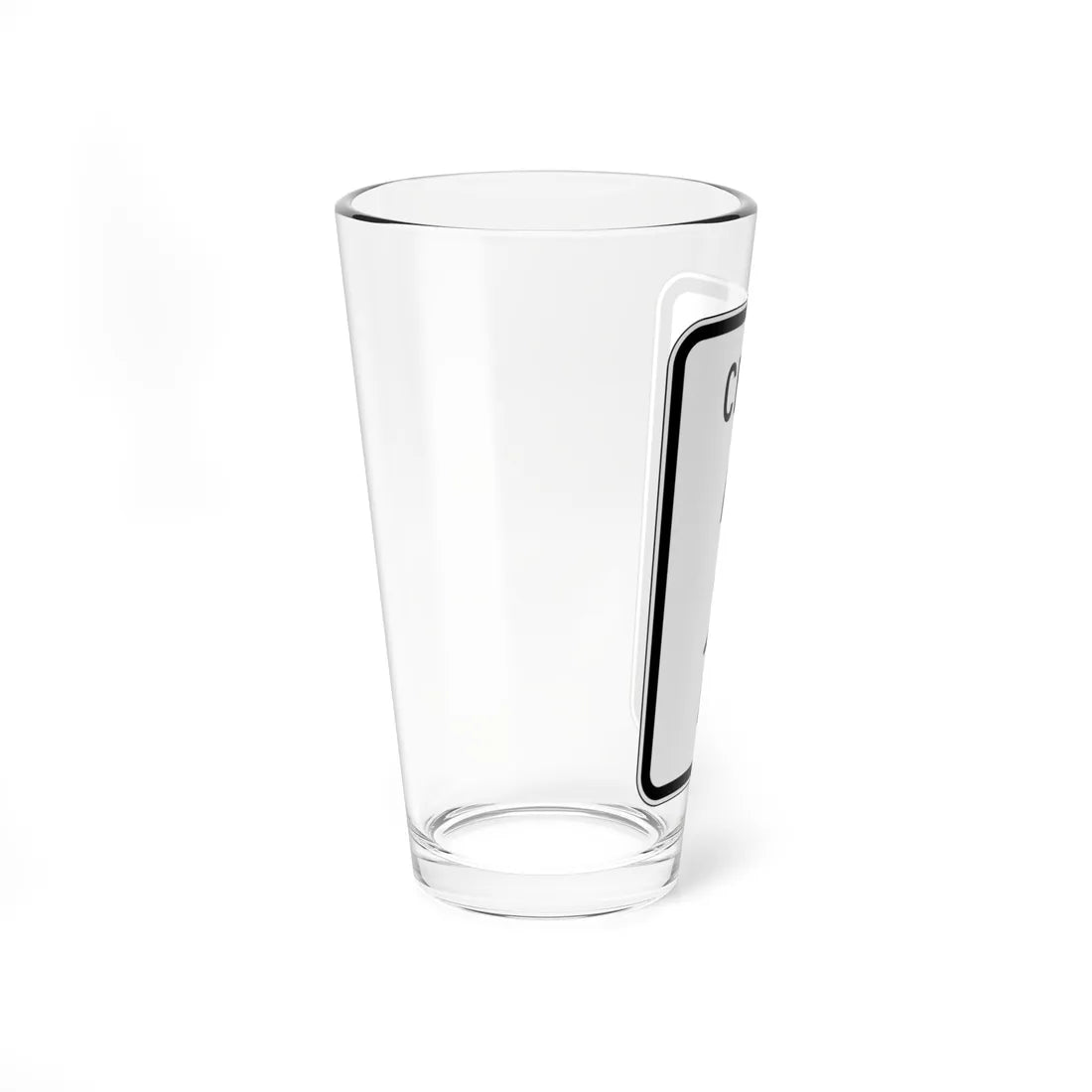 MUTCD-PR R9-6a (Puerto Rico) (Road Sign) Pint Glass 16oz - Go Mug Yourself
