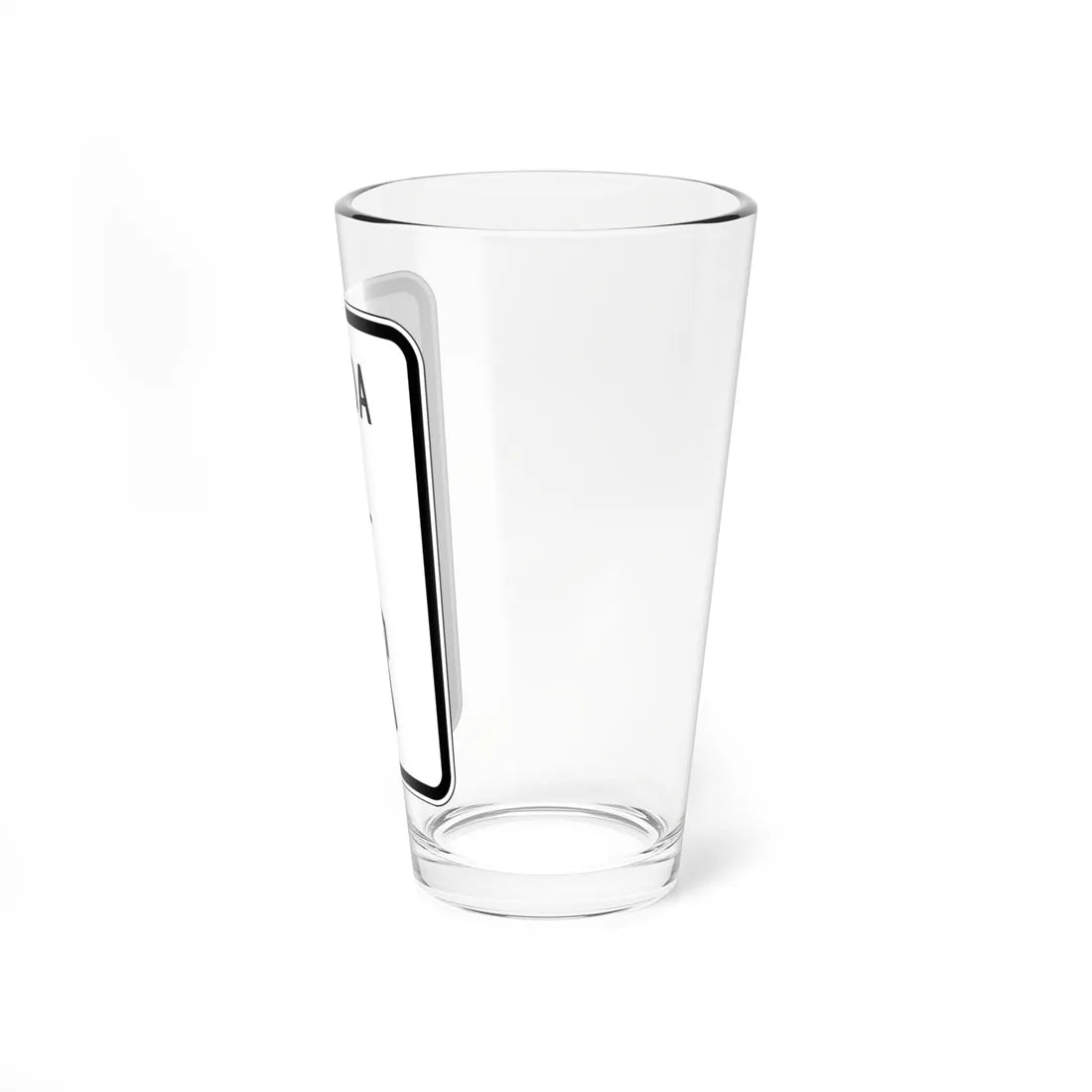 MUTCD-PR R9-6a (Puerto Rico) (Road Sign) Pint Glass 16oz - Go Mug Yourself