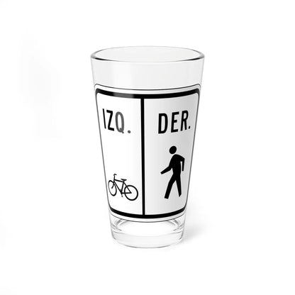MUTCD-PR R9-7 (Puerto Rico) (Road Sign) Pint Glass 16oz 16oz - Go Mug Yourself