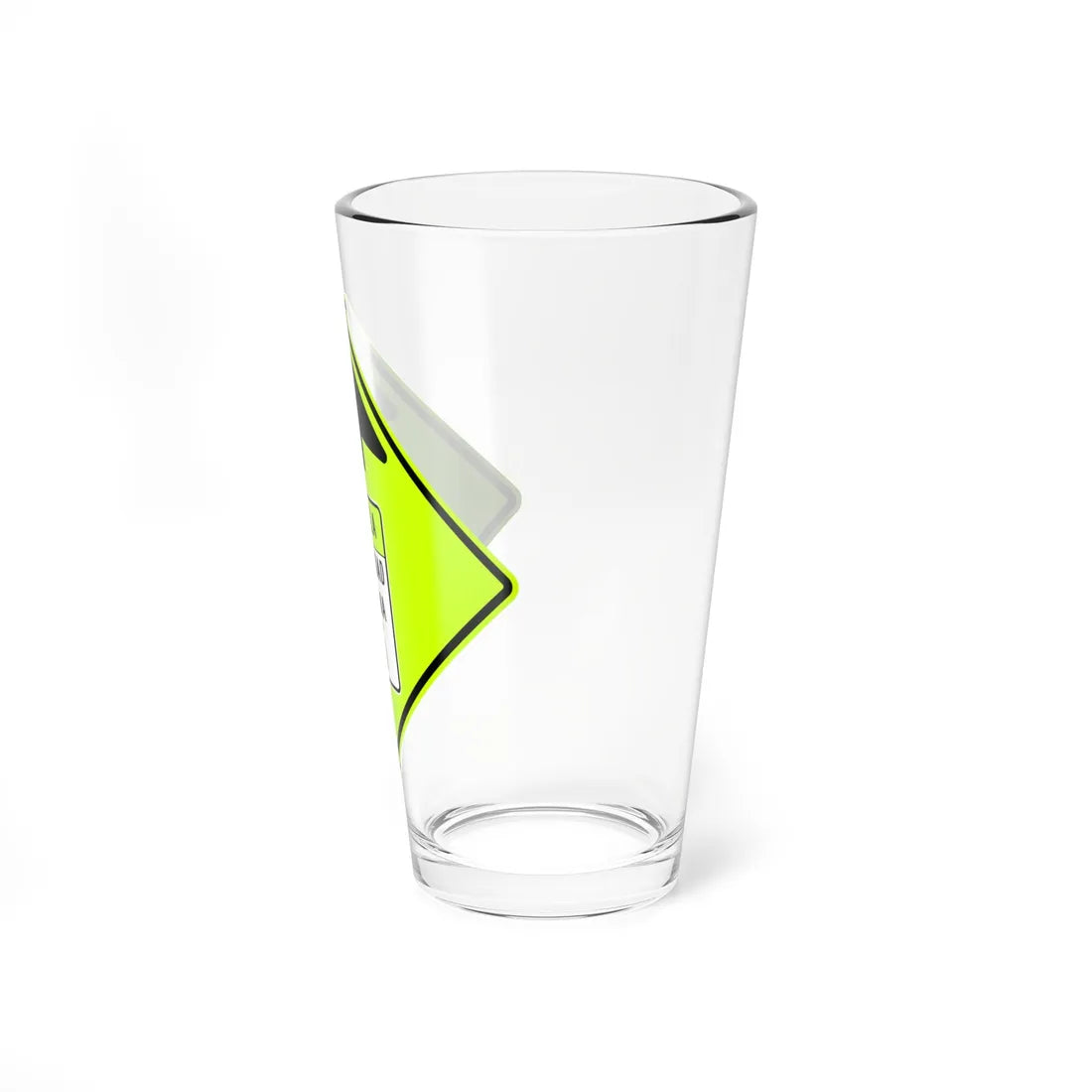MUTCD-PR S4-5 (Puerto Rico) (Road Sign) Pint Glass 16oz - Go Mug Yourself