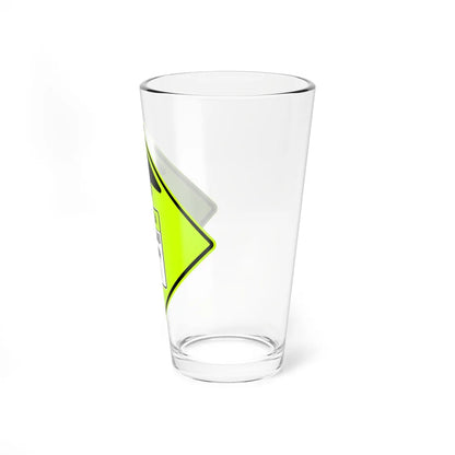MUTCD-PR S4-5 (Puerto Rico) (Road Sign) Pint Glass 16oz - Go Mug Yourself